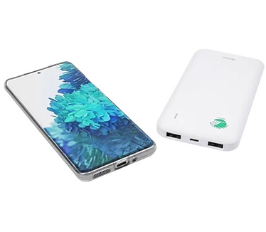 Deltaco PB-S1000 Powerbank 10000 mAh LiPo USB-A Schwarz