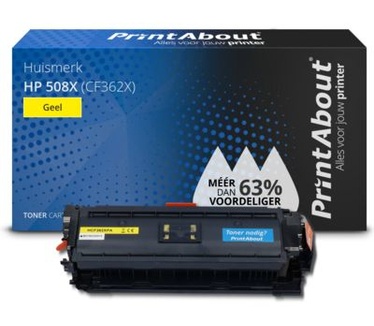 PrintAbout Huismerk HP 508X (CF362X) Toner Geel Hoge capaciteit