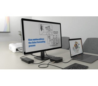 i-tec Thunderbolt 3 Travel Dock Dual 4K Display with Power Delivery 60W + i-tec Universal Charger 77 W