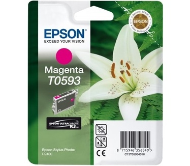 Epson inktpatroon Magenta T0593 Ultra Chrome K3