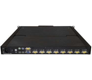 Startech.com 8 poorts VGA rack monteerbare KVM console voor server rack 19" 1U