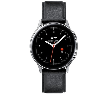 Samsung Galaxy Watch Active2 RVS (40mm) Zilver (Zwart)