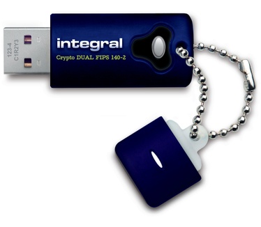 Integral Crypto Dual FIPS 140-2 Encrypted USB 3.0 16GB Zwart