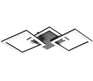 EGLO connect.z Paranday-Z Smart Plafondlamp - 65 cm - Zwart/Wit - Instelbaar wit licht - Dimbaar - Zigbee