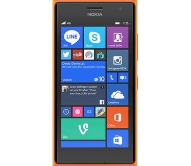 Nokia Lumia 735 Oranje