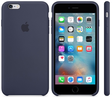 Apple iPhone 6s Plus Siliconenhoesje Middernachtblauw