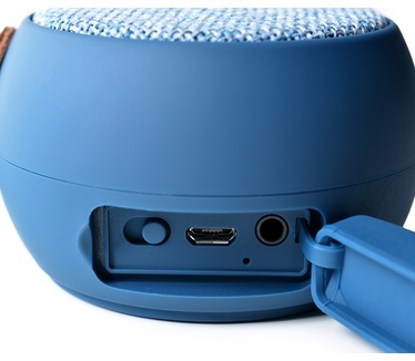 Fresh 'n Rebel Rockbox Round Fabriq Blauw