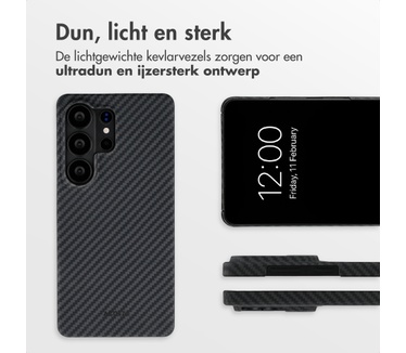 Accezz MagSafe Kevlar® Backcover Samsung Galaxy S26 Ultra - Zwart