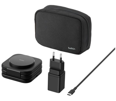 Belkin BoostCharge Pro 3-in-1 magnetisch draadloos reislaadstation met Qi2 (15 W)