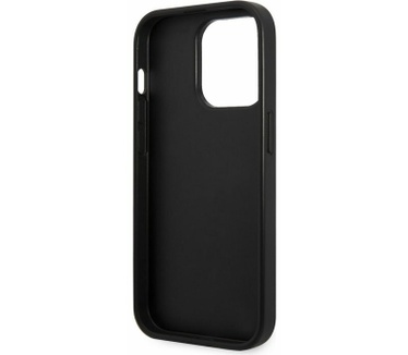 Karl Lagerfeld Saffiano Monogram - iPhone 14 Pro (6.1") - Grijs Grijs