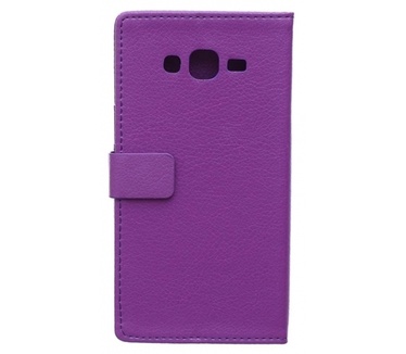 Kees Lederlook Portemonnee Hoesje Samsung Galaxy J5 - Paars