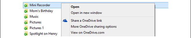 Deel een OneDrive-link