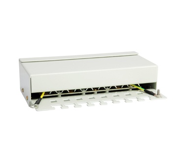 Equip 8 Ports Cat.6 Desktop Patch Panel, Light Grey