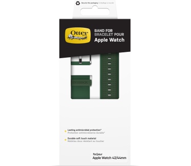 Otterbox Watch Band All Day Comfort Antimicrobial Series voor Apple Watch 42/44/45mm, Green Envy