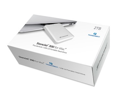 Transcend StoreJet 300 2TB Wit