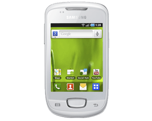 Samsung Galaxy Mini Hi prepaid smartphone wit