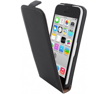 Mobiparts Mobiparts Premium Flip Case Apple iPhone 5C Black