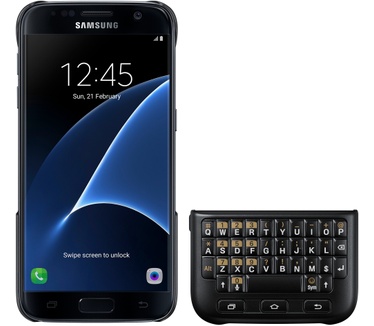 Samsung Galaxy S7 Keyboard Cover (Galaxy S7) Zwart