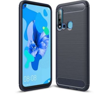 qMust Huawei P20 Lite 2019 Rugged TPU Case - Blauw