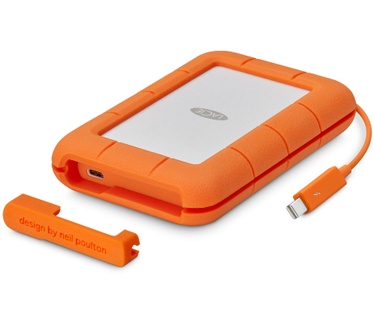 LaCie Rugged Thunderbolt USB3.0 HDD 2TB Oranje