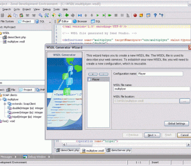 Zend Studio 5 - Web Services Support (resized)