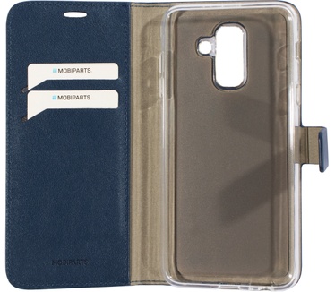 Mobiparts Classic Wallet Case Samsung Galaxy A6 Plus (2018) Blue