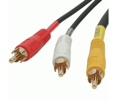 CablesToGo 2M Value Series RCA-Type Audio/Video Cable