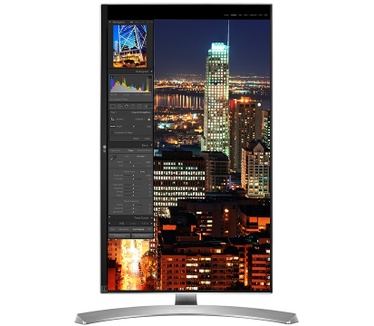 LG 27UD88-W Wit, Zilver, Zwart