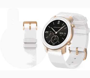 Xiaomi Amazfit GTR 42mm Wit (Goud)