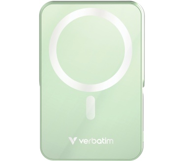 Verbatim Charge 'n' Go Magnetische Draadloze Power Bank 10000 mAh met standaard - Groen