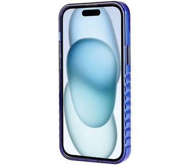Audi IML Grille Back Case - Apple iPhone 15 (6.1") - Blauw Blauw