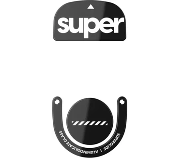 Pulsar Superglide Type S Version 2 Glass Skates Logitech Superlight 2 / X2 Superstrike muis skate