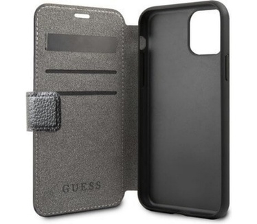Guess Iridescent Book Case - Apple iPhone 11 (6.1") - Zwart  Zwart