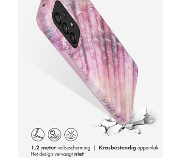 Selencia Aurora Fashion Backcover Samsung Galaxy A53 - Duurzaam hoesje - 100% gerecycled - Ocean Shell Purple