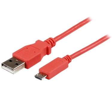 Startech.com Micro-USB-kabel   1 m, roze