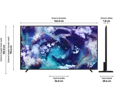 Samsung 75" Neo QLED 8K Samsung Vision AI Smart TV QN900F Mini LED (2025)