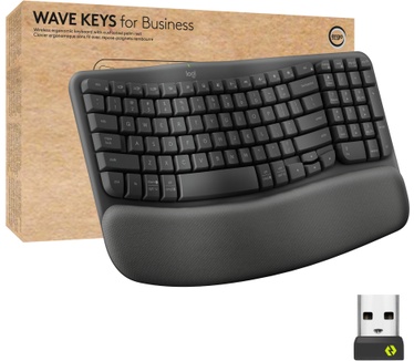 Logitech Wave Keys for Business Ergonomisch Toetsenbord