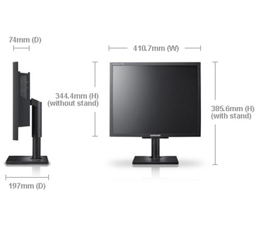 Samsung Syncmaster TC190 Zwart