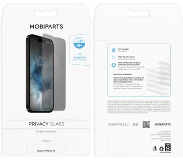 Mobiparts Privacy Glass Apple iPhone 15