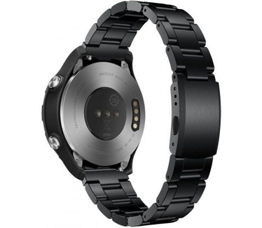 Just in Case Metalen armband voor Huawei Watch 2 Classic Zwart