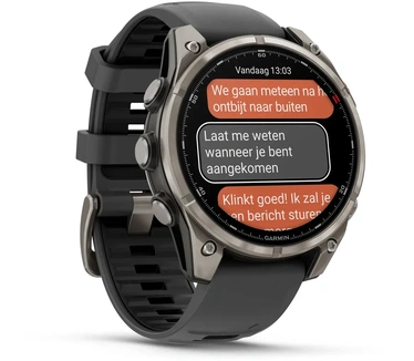 Garmin fēnix 8 Pro 47mm Titanium, Titanium (Zwart)