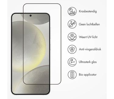Accezz Triple Strong Full Cover Glass Screenprotector met bio applicator