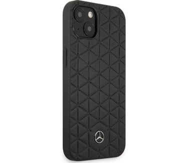 Mercedes-Benz Quilted Stars Back Case - iPhone 13 (6.1") - Zwart Zwart
