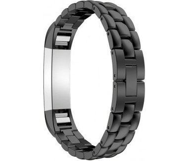 qMust Premium Chain armband voor Fitbit Alta - Black