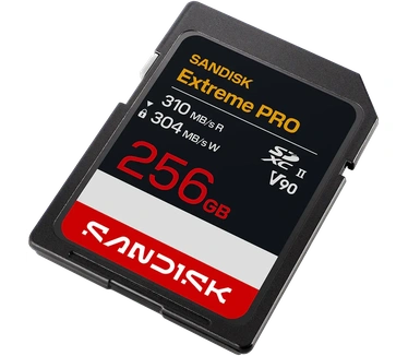 Sandisk Extreme Pro UHS-II V90-kaart 256 GB