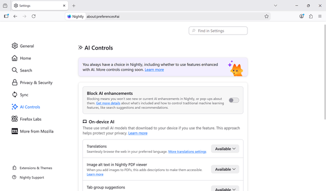 Firefox AI-killswitch