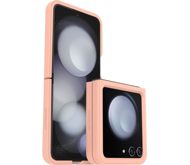 Otterbox Thin Flex Series voor Galaxy Z Flip5, Sweet Peach (Peach/Stardust)