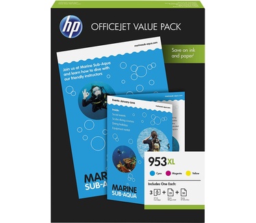 HP 953XL Office value pack, 75 vel/A4/210 x 297 mm