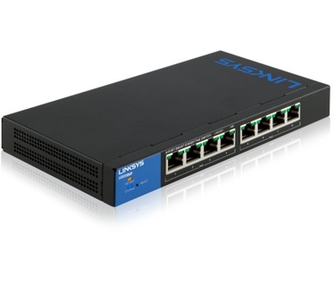 Linksys LGS308MP 8-poorts Smart Gigabit Switch PoE+