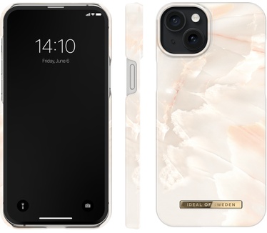 iDeal of Sweden Rose Pearl Marble (iPhone 15 Plus) Beige
